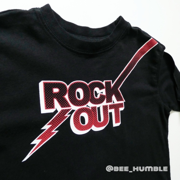 👦CHILDREN'S PLACE Rock Out Long Sleeve T-Shirt - Picture 1 of 4